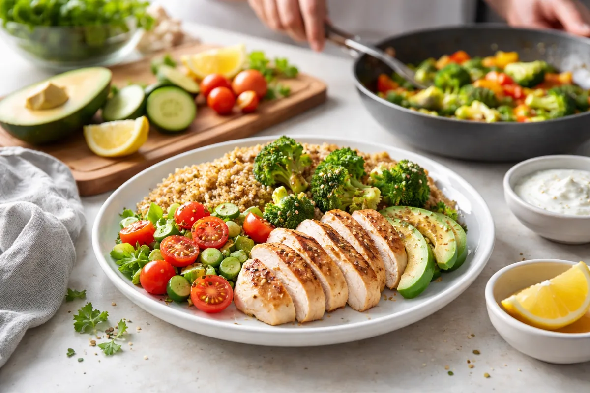 Comment préparer un repas équilibré en 30 minutes