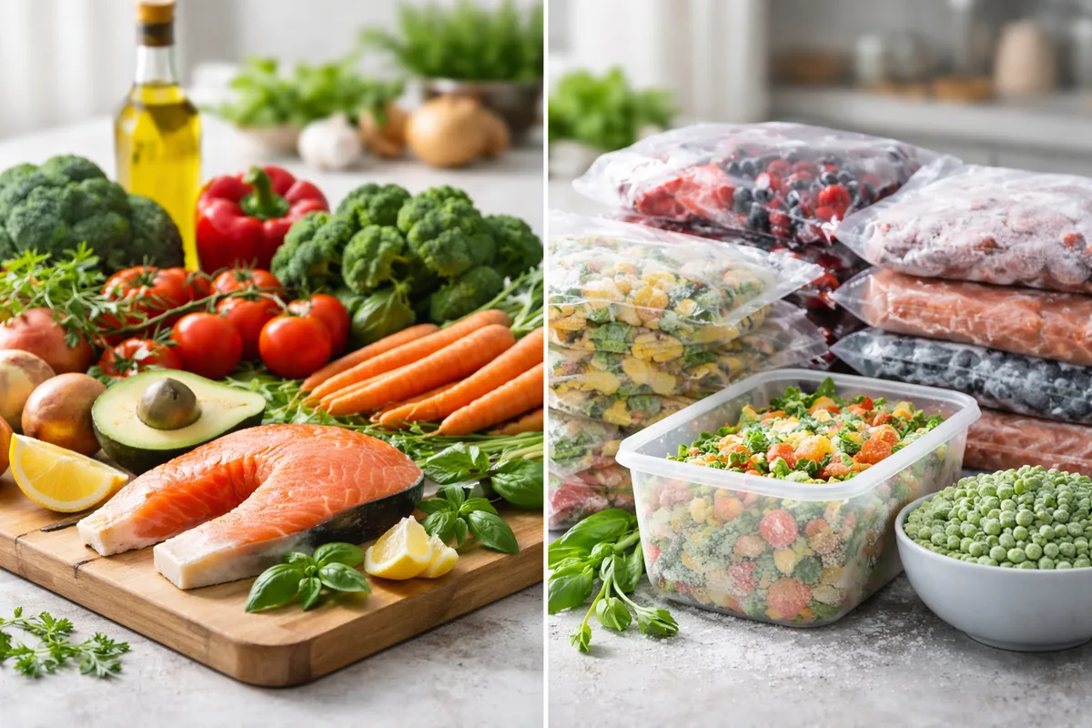 Faut-il privilégier les produits frais ou surgelés en cuisine