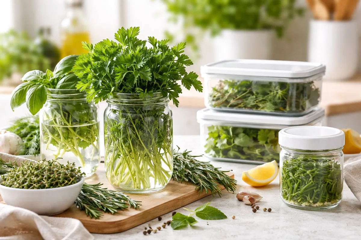 Comment conserver les herbes fraîches plus longtemps