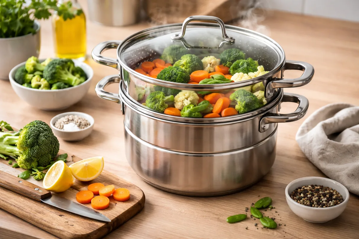 Quel ustensile utiliser pour cuire des légumes à la vapeur